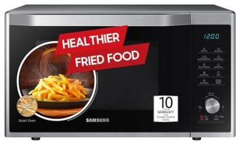 Samsung 32L, Slim Fry, Convection Microwave Oven with Tandoor and Curd making(MC32A7035CT/TL, Stainless Steel, 10 Yr warranty)