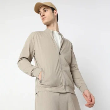 Beige Jacket For Men
