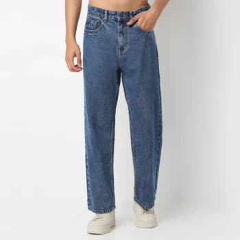 Navy Blue Jeans For Men