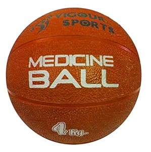 VIGOUR SPORTS Rubber Medicine Ball - 4 Kg