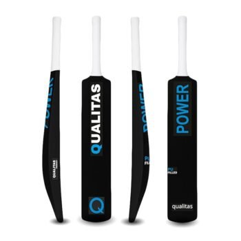 Qualitas Cricket bat Full Size Plastic bat Tennis Cricket bat Turf Tennis bat Lightweight Fiber bat, Hard Plastic bat, Tournament Plastic Cricket bat Standard Size for Adults Fiber bat