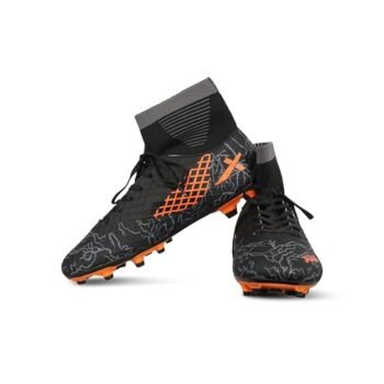 Vector X Jaguar Football Soccer Studs with PU Synthetic Upper|Comfortable Lightweight|Sports Footwear for Adult, Men & Boys