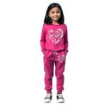 Trampoline Girls Printed T-shirt and Trackpant set Pack of 1