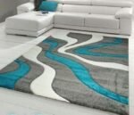 SOMEDA Home Furnishing Generic Soft Fluffy Shag Area Rugs for Living Room, Shaggy Floor Carpet for Bedroom, Girls Carpets, Cute Non-Slip (4 x 6 feet (120x180 cm), Mahaluxmi - 19)