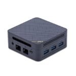 SKULLSAINTS Ash Mini PC – 13th Gen Twin Lake N150, 16GB LPDDR5, Triple Display (HDMI/DP), M.2 NVMe, WiFi 5, Bluetooth 5.2, USB 3.2, Ultra-Compact with Win 11 Pro (512, GB, 16, GB)
