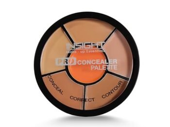 INSIGHT Cosmetics Pro Concealer Palette Waterproof Concealer With Full Coverage |Easily Blendable Concealer| 3 In 1 Palette- Conceal Corect & Contour | Crease Resistance |Long Lasting |Oil Control