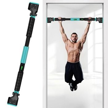Craava Pull Up Bar Doorway for Home Workout No Screws Chin Up Bar with Locking Mechanism Max Load 200Kg Adjustable (70 to 100 CM)