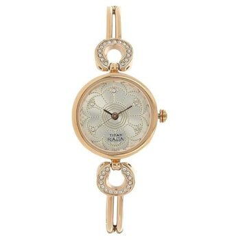 Titan Raga Weaves Silver Dial Women Analog Watch With Metal Strap-NS311WM01/NT311WM01