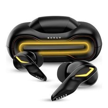 Boult Newly Launched Astra Truly Wireless in Ear Earbuds with 48H Playtime, Built-in App Support, 45ms Low Latency Gaming, Breathing LEDs, 13mm Bass Drivers Ear Buds, Made in India (Black Gloss)